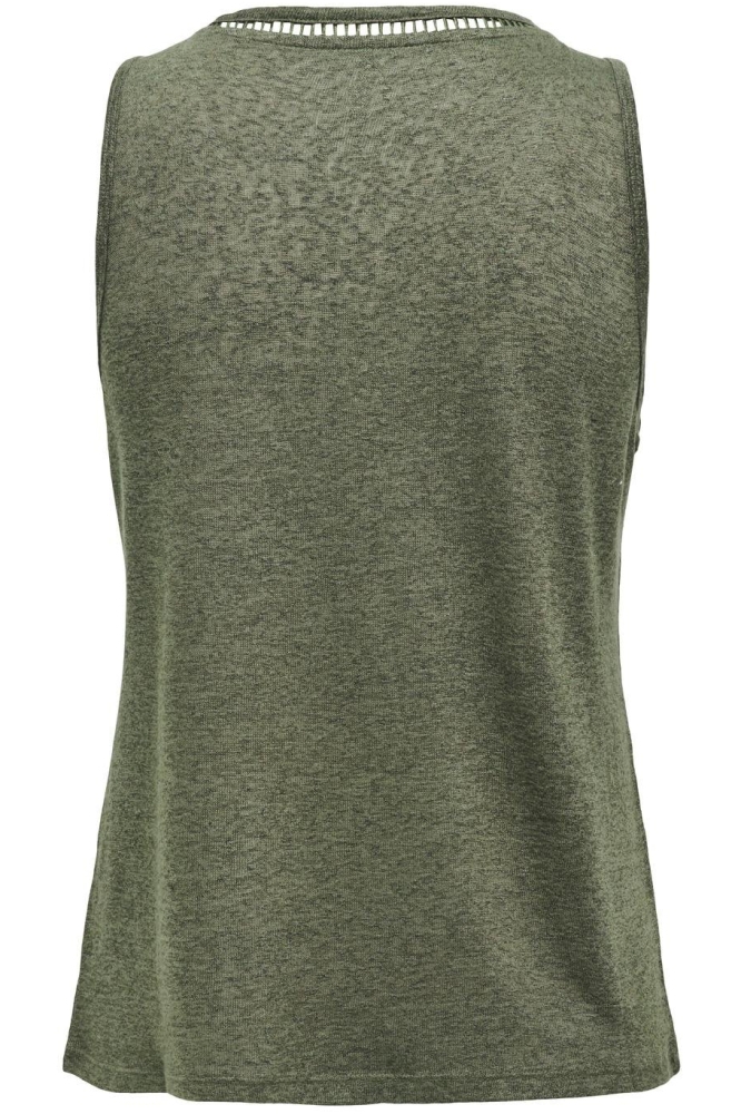ONLPENNY S/L V-NECK TOP JRS 15320076 IVY GREEN